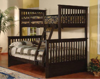 Lord Selkirk Furniture - Paloma Twin / Double Bunk Bed in Espresso