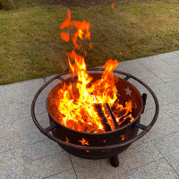 Red Barrel Studio 17'' H x 30'' W Steel Charcoal Outdoor Fire Pit