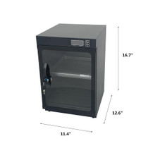 30L Full Automatic Digital Dehumidify Dry Cabinet Camera Box Transparent Door 154016