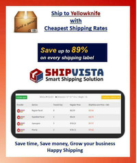Cheapest Shipping Rates for packages to Yellowknife