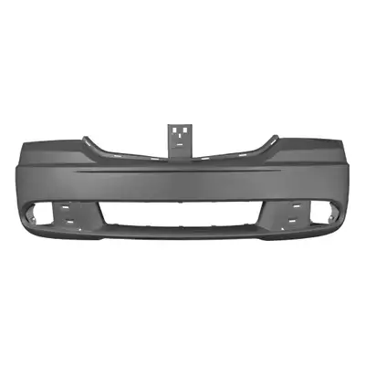Dodge Journey CAPA Certified Front Bumper (One-Piece Bumper) Without Tow Hook Hole & Without Headlight Washer Holes - CH