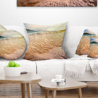 Made in Canada - East Urban Home Seashore Vintage Style Beach at Similan Park Pillow
