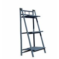 Bay Isle Home™ Lapta 42.9" H x 20.8" W Wood Ladder Bookcase