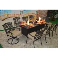 Darby Home Co Ellston 9 Piece Sunbrella Dining Set with Cushions