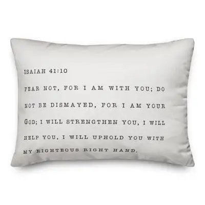 Give your home or patio a cozy feel with this decorative indoor/outdoor throw pillow. Designed and p...