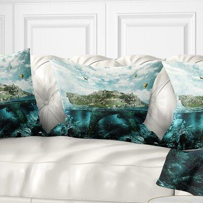 East Urban Home Animal Island Like Large Fantasy Turtle Pillow in Bedding
