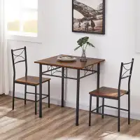 17 Stories 3-Piece Kitchen Dining Room Table Set