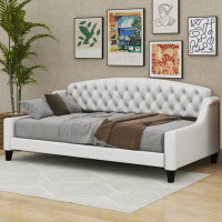 House of Hampton Hashaam Twin Modern Luxury Tufted Button Daybed