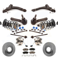 Front Rotors Brake Pad Bearing Suspension Kit (15Pc) For Chevrolet Venture Pontiac Montana KM-100194