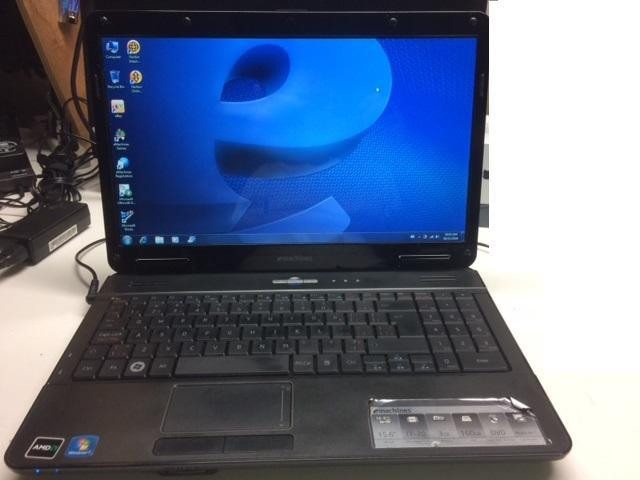 USED - eMachines E627 Notebook PC - AMD Athlon 64 TF-20 1.6GHz, 3GB DDR2, 160GB HDD, DVDRW, 15.6 Display, Windows 10 Ho in Laptops
