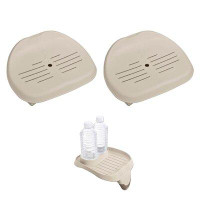 Intex Removable Hot Tub Seat and Cup Holder Tray Accessory