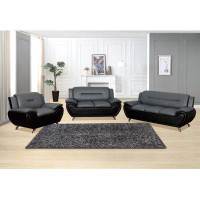 Latitude Run® Lindie Living Room Set, Sofa Loveseat Armchair