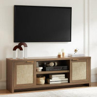 Latitude Run® Hosby 59"W TV Stand, Media Console Entertainment Centre with 2 Cabinets for 65 In TV