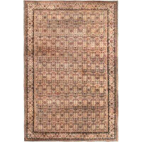 Rug & Kilim One-of-a-Kind Hand-Knotted 1900s Beige 14'3" x 21'3" Wool Area Rug