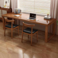 Loon Peak 3 Piece Rectangular Desk Office Sets-29.53" H x 62.99" W x 23.62" D