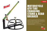 NEW MOTORCYCLE ATV TIRE CHANGING STAND & BEAD BREAKER MTC0750