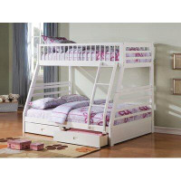 Harriet Bee Luke Bunk Bed With 2 Drawers