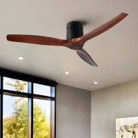 Home Decor Low Profile Ceiling Fan Without Light