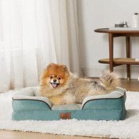 Tucker Murphy Pet™ Orthopedic Dog Bed - Bolster Dog Sofa Beds For Small Dogs, Supportive Foam Pet Bed With Removable Was