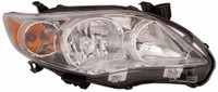 Head Lamp Passenger Side Toyota Corolla Sedan 2011-2013 Base/Ce/Le/Xle Model Usa High Quality , TO2503203