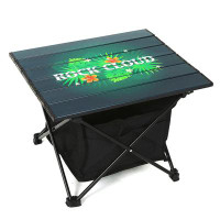 Generic Portable Camping Table Ultralight Aluminum Camp Table With Storage Bag Folding Beach Table For Camping Hiking Ba