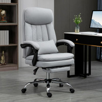Office Chair 26" W x 26.4" D x 43.3" -46.5" H Grey