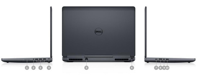 Dell Precision 7510 15.6-Inch Laptop OFF LEASE For Sale - Intel Core i7-6820HQ 2.7GHz 8GB 256GB (nVidia M1000M 2G) in Laptops - Image 2