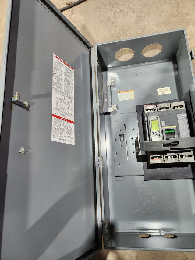 Square D PowerPact PJ600 Enclosed Breaker with Micrologic 6.0P - 600 Amp - 3 PH- PJL36060CU64AE1 in Other Business & Industrial