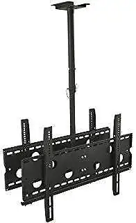 DOUBLE SIDED TV CEILING MOUNT HEIGHT ADJUSTABLE MOUNT CM 410 MOUNTS 42-80 INCH TV - HOLD UP TO 220 LB. (100 KG) $124.99