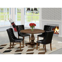 Wildon Home® Ambernicole Acacia Solid Wood Dining Set