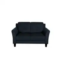 Red Barrel Studio Red Barrel Studio® Modern Collection Couches For Living Room,2 Piece Living Room Seats, Dark Blue