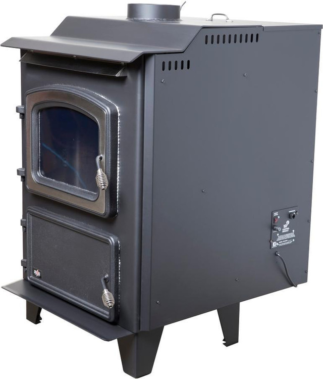 Hitzer - Coal Burning 608 Stoker Stove, Free Standing Heater ( Optional Powervent - No Chimney Required ) 608 in Fireplace & Firewood - Image 3