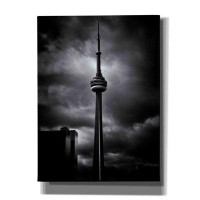 Latitude Run® Epic Graffiti 'CN Tower Toronto Canada No 6' By Br CN Tower Toronto Canada No 6 by Brian Carson - Wrapped