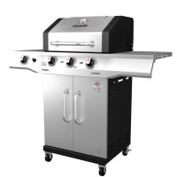 Charbroil Charbroil Performance Series 3-Burner Infrared Propane Gas Grill Cabinet with Side Burner