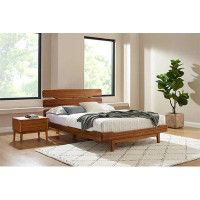 Brentwood Furniture Fine Solid Bamboo Crafted Bed In Caramel