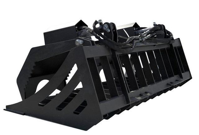 Brand new High Quality Skid Steer Attachment 72 Rock Skeleton Grapple bucket - Universal! We offer Finance, Call now! in Heavy Equipment Parts & Accessories - Image 4