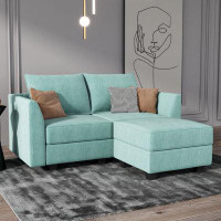 Latitude Run® Honbay Modular 2-seater Sectional Sofa With Storage L Shaped Sofa Chaise For Small Space