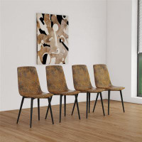 17 Stories Solid Back Side Chair(Set Of 4)