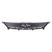 Grille Upper Chevrolet Sonic Sedan 2017-2019 Matte Black With Chrome Moulding Without Rs , GM1200736