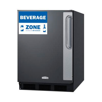 Summit Appliance Summit Appliance 24" Wide Automatic Defrost Left Swing Door Commercial All-Refrigerator in Refrigerators