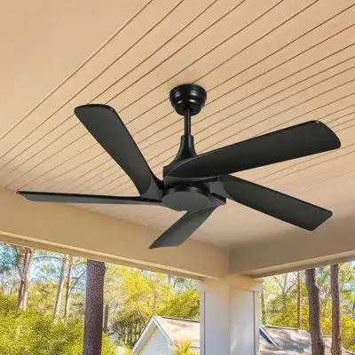 When warmer days come around ceiling fans like this are a great option for keeping a room cool while...