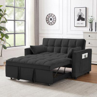 Mercer41 Modern Velvet Loveseat Futon Sofa Couch