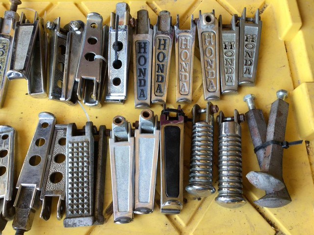 Vintage Custom Cherry Cast Alloy Footpegs in Motorcycle Parts & Accessories - Image 2