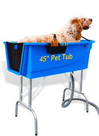 NEW PLASTIC PET DOG &amp; ANIMAL GROOMING BATHTUB 1127841