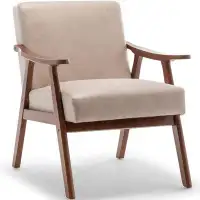Ebern Designs Kenslea 30.7'' Wide Velvet Armchair