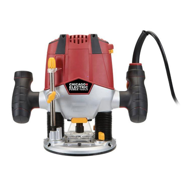 HOC PR5 CHICAGO ELECTRIC 1.5 HP HEAVY DUTY PLUNGE ROUTER + FREE SHIPPING in Other