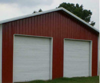 BEST SELLING LARGE 8�X8� STEEL ROLLUP DOORS IN CANADA! For sheds, garages, warehouses, barns! TEN Sizes! FREE QUOTE!