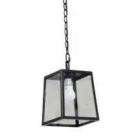 17 Stories Imperial Black 1 -Bulb Outdoor Hanging Lantern