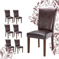 Lark Manor Aphina PU Leather Parsons Dining Chair