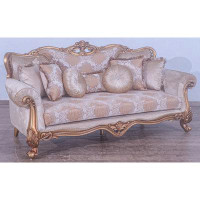 European Furniture Cleopatra Sofa Antique Brown
